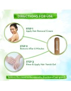 Mamaearth Ubtan Nourishing Hair Removal Kit With Turmeric & Saffron, 100g+50ml, For Hair Removal & Growth Reduction